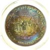 Image 2 : 1990 AMERICAN SILVER EAGLE STRONG COLORS