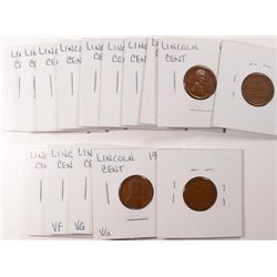 10-1927 AVG CIRC & 5-1927-D AVG CIRC LINCOLN CENTS