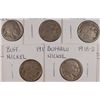 Image 1 : 5-1918-D BUFFALO NICKELS AVG CIRC
