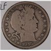 Image 1 : 1915 BARBER HALF DOLLAR GOOD