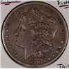 Image 1 : 1890-CC MORGAN DOLLAR VF "TAIL BAR"