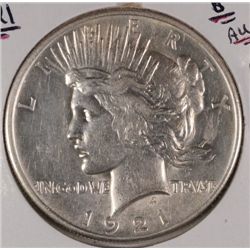 1921 PEACE DOLLAR AU