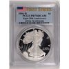 Image 1 : 2006-W PROOF SILVER AMERICAN EAGLE PCGS PR 70 DCAM