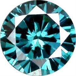 EYE CLEAN 0.20 CT BLUE DIAMOND SPARKLING (SI) COLUMBIA BLUE DIAMOND