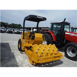 2000 SUPERPAC 540 VIBRATORY ROLLER, S/N 101895, 54" PADFOOT DRUM, CANOPY, DEUTZ DIESEL, METER READIN