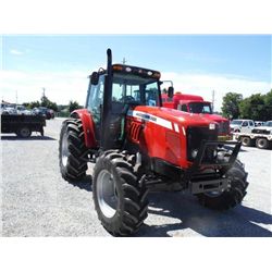 2008 MASSEY FERGUSON 5465 4X4 FARM TRACTOR, S/N T148043, PERKINS DIESEL, DYNA 4 TRANS, 3 PTH, PTO, T