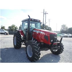 2008 MASSEY FERGUSON 5465 4X4 FARM TRACTOR, S/N T149013, PERKINS DIESEL, DYNA 4 TRANS, 3 PTH, PTO, T