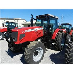 2008 MASSEY FERGUSON 5465 4X4 FARM TRACTOR, S/N T077002, PERKINS DIESEL, DYNA 4 TRANS, 3 PTH, PTO, T