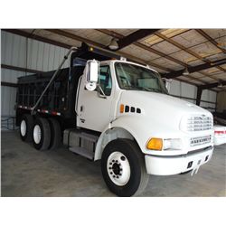 2004 STERLING ACTERRA M8500 T/A DUMP, S/N 2FZHCHCS04AM54199, 6.3L MERCEDES, AUTO TRANS, P/S, A/C, AI