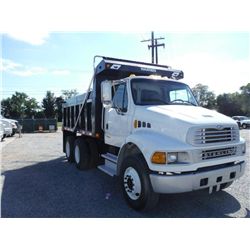 2006 STERLING ACTERRA M8500 T/A DUMP, S/N 2FZHCHDC46AW12778, 7.2L CAT DIESEL, AUTO TRANS, P/S, A/C, 