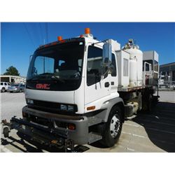 2005 GMC T8500 S/A PAINT STRIPING TRUCK, S/N 1GDS8F1385F533789, 7.8L DIESEL, AUTO TRANS, AIR BRAKES,