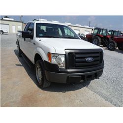 2011 FORD F150 XL 4X4 EXTENDED CAB, S/N 1FTEX1EM9BFB46853, 3.7L V6 GAS, A/T, P/S, A/C, ODOMETER READ