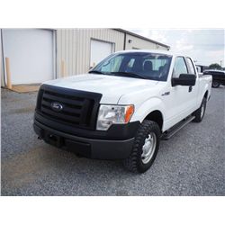 2011 FORD F150 XL 4X4 EXTENDED CAB, S/N 1FTEX1EMXBFB46859, 3.7L V6 GAS, A/T, P/S, A/C, TOOL BOX, ODO