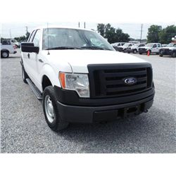 2011 FORD F150 XL 4X4 EXTENDED CAB, S/N 1FTEX1EM1BFC07113, 3.7L V6 GAS, A/T, P/S, A/C, ODOMETER READ
