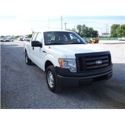 2011 FORD F150 XL EXTENDED CAB, S/N 1FTEX1CM3BFB17819, 3.7L V6 GAS, A/T, P/S, A/C, ODOMETER READING 