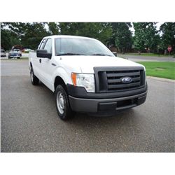 2011 FORD F150 XL EXTENDED CAB, S/N 1FTEX1CM6BFB17815, 3.7L V6 GAS, A/T, P/S, A/C, ODOMETER READING 