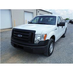 2011 FORD F150 XL EXTENDED CAB, S/N 1FTEX1CMXBFC07162, 3.7 L V6 GAS, A/T, P/S, A/C, ODOMETER READING