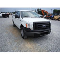 2011 FORD F150 XL EXTENDED CAB, S/N 1FTEX1CMXBFB46914, 3.7L V6 GAS, A/T, P/S, A/C, ODOMETER READING 