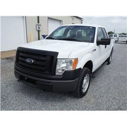 2011 FORD F150 XL 4X4 EXTENDED CAB, S/N 1FTEX1EM4BFB04235, 3.7L V6 GAS, A/T, P/S, A/C, ODOMETER READ