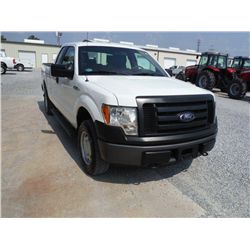 2011 FORD F150 XL 4X4 EXTENDED CAB, S/N 1FTEX1EM6BFB46860, 3.7L V6 GAS, A/T, P/S, A/C, ODOMETER READ