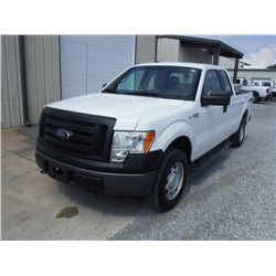 2010 FORD F150 XL 4X4 EXTENDED CAB, S/N 1FTFX1EV7AFC63343, 5.4L V8 GAS, A/T, P/S, A/C, TOOL BOX, ODO