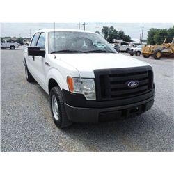 2010 FORD F150 XL CREW CAB, S/N 1FTFW1CV0AFB71030, 5.4L V8 GAS, A/T, P/S, A/C, ODOMETER READING 58,6