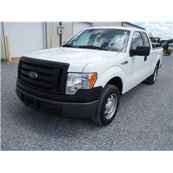 2010 FORD F150 XL EXTENDED CAB, S/N 1FTFX1CVXAKB68317, 5.4L V8 GAS, A/T, P/S, A/C, ODOMETER READING 