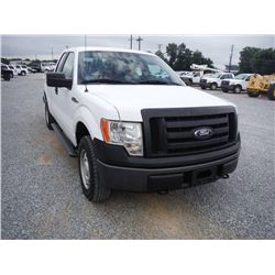 2010 FORD F150 XL 4X4 EXTENDED CAB, S/N 1FTFX1EV7AFC63357, 5.4L V8 GAS, A/T, P/S, A/C, ODOMETER READ