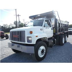 2000 GMC C8500 T/A DUMP, S/N 1GDT7H4C3YJ528113, 7.2L CAT DIESEL, AUTO TRANS, P/S, A/C, AIR BRAKES, 4