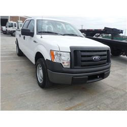 2010 FORD F150 XL CREW CAB, S/N 1FTFW1CV4AFB71029, 5.4L V8 GAS, A/T, P/S, A/C, BED COVER, ODOMETER R