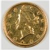 Image 1 : 1851 $1 GOLD TYPE 1 FINE POLISHED