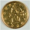 Image 1 : 1853 $1 GOLD TYPE 1 XF POLISHED, SLIGHTY BENT