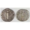 Image 2 : 2 UNATTRIBUTED ANCIENT SILVER COINS FEMALE RULERS