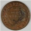 Image 2 : LIBERTY NOT ONE CENT 1837 HARD TIMES TOKEN HT-36 RARE VARIETY AU/BU