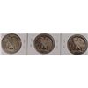 Image 2 : 1921 (P,D,S) WALKING LIBERTY HALF DOLLARS AG'S