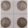 Image 2 : 4-1929-S WALKING LIBERTY HALF DOLLARS "GRADING SET" (AG, GOOD,VG,FINE)