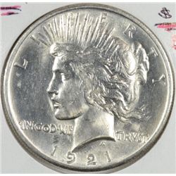 1921 PEACE DOLLAR AU