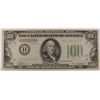 Image 1 : 1934 $100.00 FEDERAL RESERVE NOTE, NICE CIRCULATED CONDITION