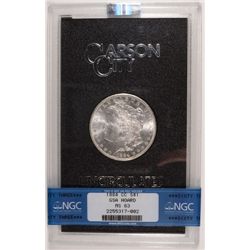 1884-CC MORGAN DOLLAR GSA, NO BOX OR COA,NGC MS63