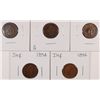 Image 1 : 5-1854 INDIAN HEAD CENTS AVG CIRC