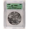 Image 1 : 1989 SILVER AMERICAN EAGLE ICG MS69