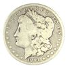 Image 1 : 1891-CC MORGAN SILVER DOLLAR, VG+