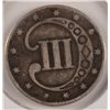 Image 2 : 1853 THREE CENT SILVER VG+