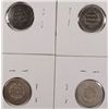 Image 2 : 4-1853 SEATED DIMES "GRADING SET" (AG,GOOD,VG,FINE)