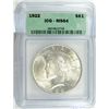 Image 1 : 1922 PEACE DOLLAR ICG MS64