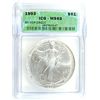 Image 1 : 1993 SILVER AMERICAN EAGLE ICG MS69