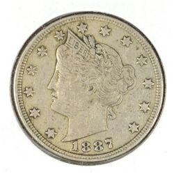 1887 V-NICKEL VF