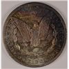 Image 2 : 1880-O MORGAN SILVER DOLLAR, MS-64  REVERSE HAS SUPER RAINBOW COLORS! LOOK!!