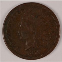 1877 INDIAN HEAD CENT, CHOICE-VF   KEY DATE