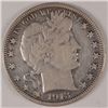 Image 1 : 1913 BARBER HALF DOLLAR ORIGINAL VF/XF, YOU CAN NEVER FIND THIS COIN IN THIS